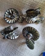 Antieke KAARS KLEMMEN 34 stuks denneappel REX, Ophalen of Verzenden, Gebruikt