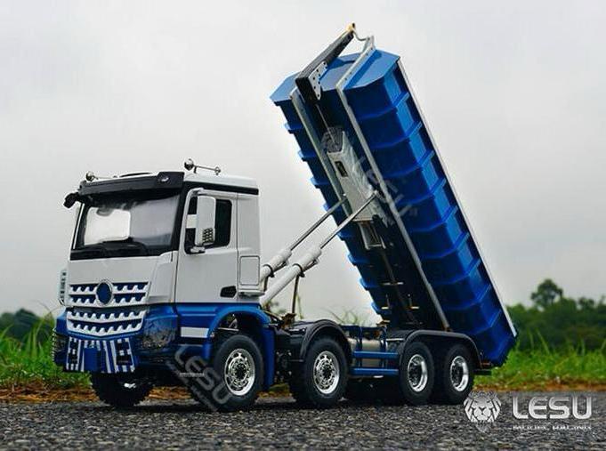 Lesu Mercedes Actros of MAN TGS 8x8 met afzetsysteem 1/14, Hobby en Vrije tijd, Modelbouw | Radiografisch | Auto's, Nieuw, Auto onroad