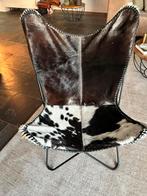 Vlinderstoel van geitenleer, Ophalen, Gebruikt, Overige kleuren, Leer