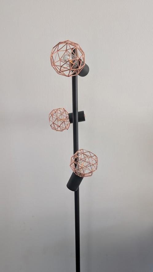 Mesh vloerlamp met 3 lampjes, Huis en Inrichting, Lampen | Wandlampen, Zo goed als nieuw, Ophalen