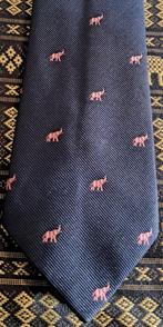 Olifant met roze olifanten stropdas, Kleding | Heren, Stropdassen, Ophalen of Verzenden, Nieuw, Blauw
