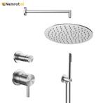 Mastello inbouw regendoucheset met mengkraan RVS, Niet ingevuld, Niet ingevuld, Nieuw, Ophalen of Verzenden