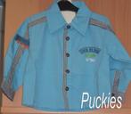 Maat 80 Blauw Name It overhemd NIEUW (7484), Kinderen en Baby's, Babykleding | Maat 80, Nieuw, Ophalen of Verzenden, Overhemdje of Bloesje
