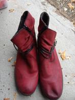 Rode Lage Laarzen - Maat Onbekend, Lage of Enkellaarzen, Ophalen of Verzenden, Onbekend, Gedragen