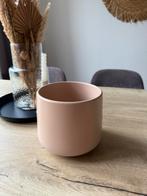 Bloempot oudroze, Ophalen, Gebruikt, Rond, Aardewerk