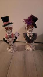 2 mooie hoge skeletten beelden halloween decoratie NIEUW, Ophalen of Verzenden, Nieuw