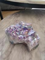 Amethist Aura Cluster - Prachtig exemplaar!, Verzamelen, Mineralen en Fossielen, Ophalen of Verzenden, Mineraal