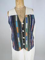 Vintage katoenen gilet, Maat 38/40 (M), Overige kleuren, Geen idee, Ophalen of Verzenden