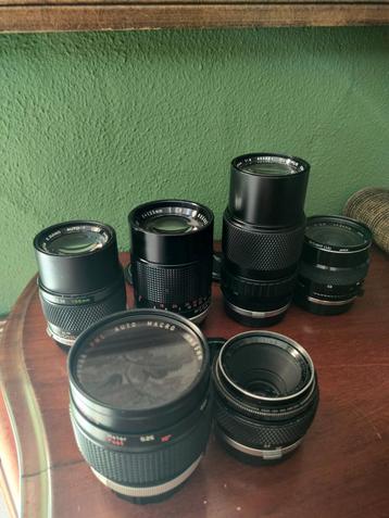 Grote Set Olympus Lenzen om-system beschikbaar voor biedingen