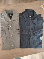 G Star denim shirts slim fit M 2 stuks, Kleding | Heren, Overhemden, Gedragen, Ophalen of Verzenden