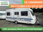 Hobby De Luxe 450 4 PERS + VOORTENT + WC, Caravans en Kamperen, Caravans, Hobby, Bedrijf, 6 tot 7 meter, Tot en met 4