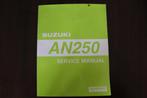SUZUKI AN250 1998 service manual AN 250 werkplaatsboek, Motoren, Handleidingen en Instructieboekjes, Suzuki