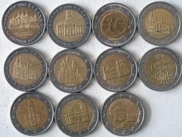  Speciale 2-euro munten Duitsland 2007-2018    beschikbaar voor biedingen
