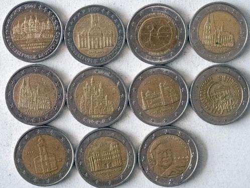 Speciale 2-euro munten Duitsland 2007-2018, Postzegels en Munten, Munten | Europa | Euromunten, Losse munt, 2 euro, Duitsland