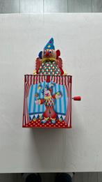 Pop uit speelgoed clown dmv draaien, Ophalen of Verzenden, Zo goed als nieuw, Overige typen
