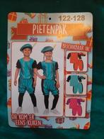 Pietenpakje blauw zwart maat 116-122-128, Diversen, Sinterklaas, Ophalen of Verzenden, Zo goed als nieuw