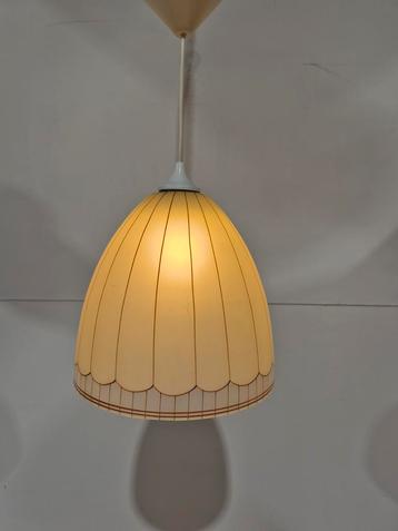 Vintage doria leuchten mid century glazen hanglamp beschikbaar voor biedingen