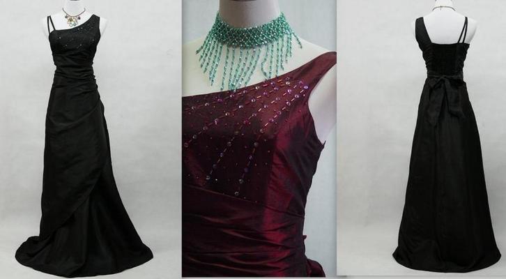 nieuwe galajurk maat 36-38 en 48-50 zwart, Kleding | Dames, Gelegenheidskleding, Nieuw, Galajurk, Maat 36 (S), Zwart, Ophalen of Verzenden