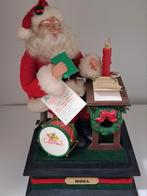 Holyday noel kerstman achter zijn bureau met licht en muziek, Diversen, Ophalen