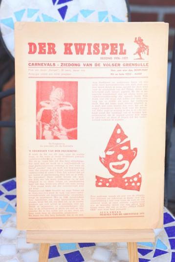 Carnavalskrant Der Kwispel Völser Grensülle 1976-1977 beschikbaar voor biedingen