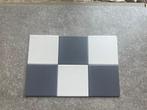 Sphinx wandtegel 10x10cm grijs of wit 1ste keus €15,00 m2, Nieuw, Minder dan 20 cm, 10 m² of meer, Wandtegels