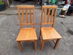 2x grenen stoel, Ophalen, Gebruikt, Twee, Bruin