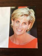 Gedachtenis prentje van prinses Diana, Ophalen of Verzenden, Gebruikt, Buitenland, Kaart, Foto of Prent