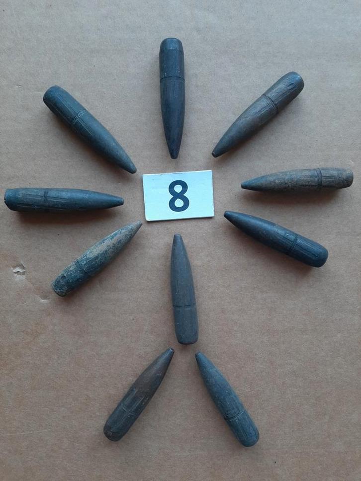 Kogelpunt VERSCHOTEN .50   punt 50, Verzamelen, Militaria | Tweede Wereldoorlog, Landmacht, Hulzen of Bodemvondsten, Amerika, Ophalen of Verzenden