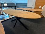 Eiken visgraat tafel 200x110x77cm normaal 899,- nu 350,-