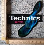Vintage sticker Technics PCM blauwe muzieknoot keyboard, Ophalen of Verzenden, Zo goed als nieuw