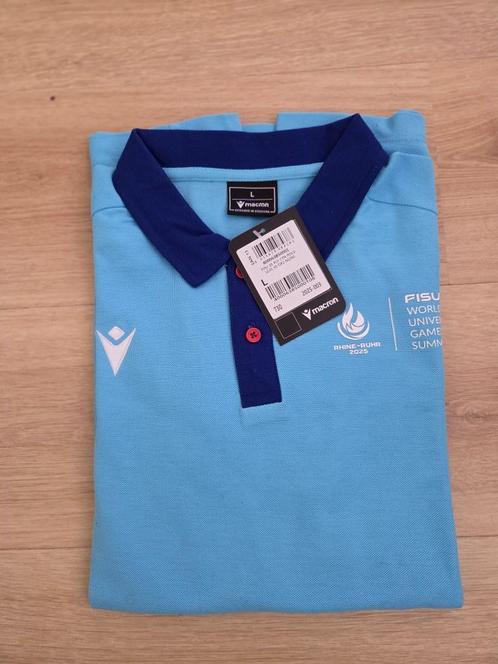 Polo - Maat L - Nieuw, Kleding | Heren, Polo's, Nieuw, Maat 52/54 (L), Blauw, Ophalen of Verzenden
