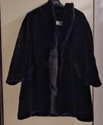 Elegante nep bontjas –  Large - winterjas, Ophalen, Zo goed als nieuw, Maat 42/44 (L), Blauw
