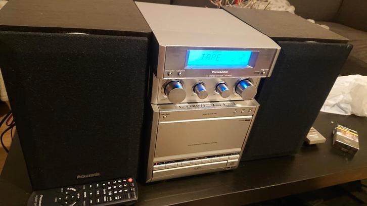 Panasonic SA-PM20 CD Stereo Systeem, Audio, Tv en Foto, Stereo-sets, Gebruikt, Cassettedeck, Cd-speler, Tuner of Radio, Speakers