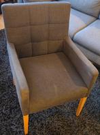 3x Eetstoel en 1x Eetbank, Ophalen, Gebruikt, Vier, Stof