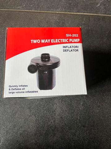 Luchtbed pomp/ opblaaspomp elektrisch  beschikbaar voor biedingen