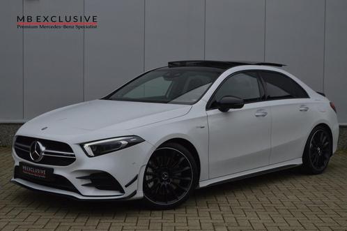 Mercedes-Benz A-klasse 35 AMG Sedan Aero Night Edition1 AUT7, Auto's, Mercedes-Benz, Bedrijf, Te koop, A-Klasse, 360° camera, 4x4
