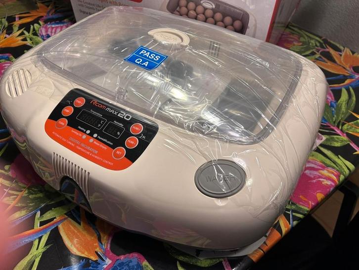 R-com 20 Max broedmachine, Dieren en Toebehoren, Pluimvee | Toebehoren, Nieuw, Broedmachine, Ophalen of Verzenden