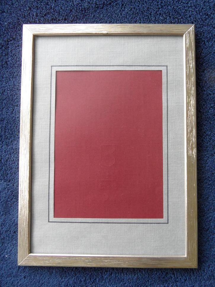 fotolijstje silver plated met ontspiegeld glas - vintage, Audio, Tv en Foto, Fotografie | Fotolijsten, Zo goed als nieuw, Ophalen of Verzenden