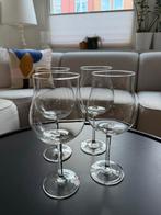 Set van 4 wijnglazen - Nog (als) nieuw, Ophalen, Glas of Glazen, Effen, Glas