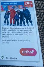 Skien bij uithof 20% korting op entree kortingsbon, Tickets en Kaartjes, Kortingen en Cadeaubonnen, Drie personen of meer, Kortingsbon