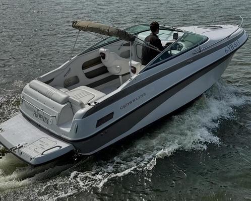 Crownline 220 CCR inclusief trailer, Watersport en Boten, Speedboten, Zo goed als nieuw, 6 meter of meer, Benzine, 200 pk of meer