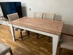 Eetkamerset, Huis en Inrichting, Tafels | Eettafels, Ophalen, 200 cm of meer, Zo goed als nieuw, Vijf personen of meer