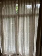 Leen bakker inbetween gordijnen 6 nieuw!, Huis en Inrichting, Ophalen of Verzenden, Zo goed als nieuw, Beige, 200 cm of meer
