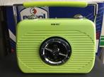 Leuk mooi retro radiootje tom tec spelend pr incl vzk, Audio, Tv en Foto, Ophalen of Verzenden, Zo goed als nieuw