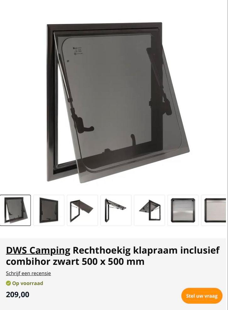 Nieuw DWS Camperraam 50x50cm, Caravans en Kamperen, Camper-accessoires, Nieuw, Ophalen