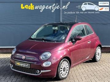Fiat 500 0.9 TwinAir Turbo Lounge *bordeaux *cruise *pano beschikbaar voor biedingen