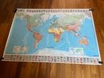 Wereldkaart (Michelin), Deurposter of groter, Rechthoekig Liggend, Ophalen of Verzenden, Zo goed als nieuw