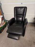 Comfortabele leren relaxstoel, Huis en Inrichting, Fauteuils, Ophalen, Gebruikt, 50 tot 75 cm, Relaxstoel