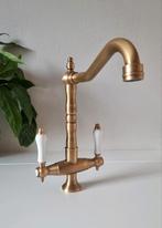 Nostalgische landelijke keukenkraan, antiek, brons, messing, Minder dan 50 cm, Nieuw, Ophalen of Verzenden, Minder dan 100 cm