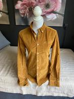 mooie oker kleur herenblouse Small, Overige kleuren, Verzenden, Halswijdte 38 (S) of kleiner, Gedragen